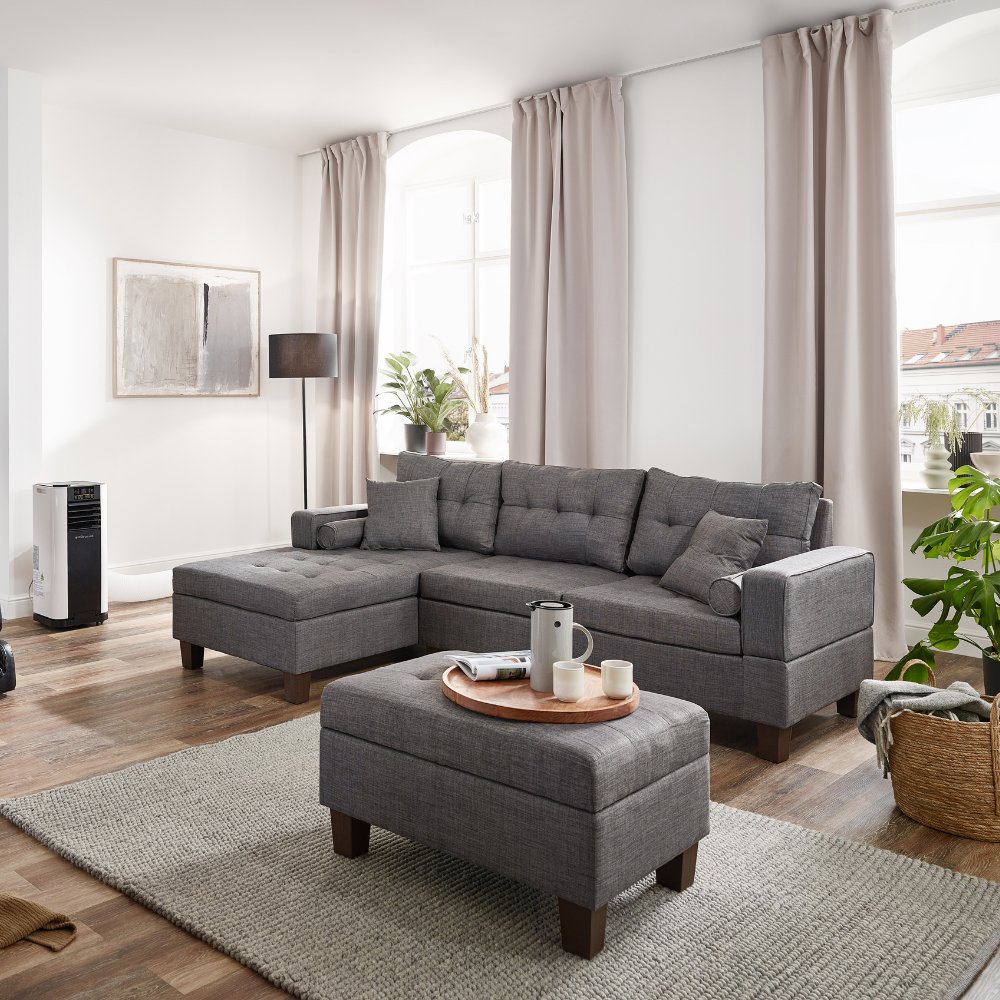 Home-Deluxe-Sofa-Rom-Grau-Ambiente-Rechts