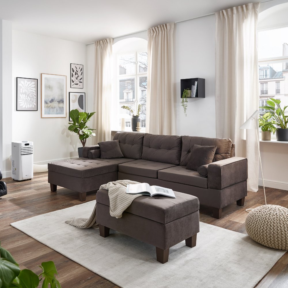 Home-Deluxe-Sofa-Rom-Samt-Braun-Ambiente-Rechts
