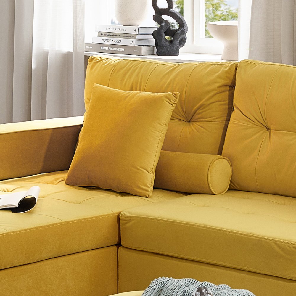 Home-Deluxe-Sofa-Rom-Samt-Gelb-Details
